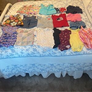 Toddler Girl Spring Summer 19-Piece Clothing Bundle Size 12-18 months